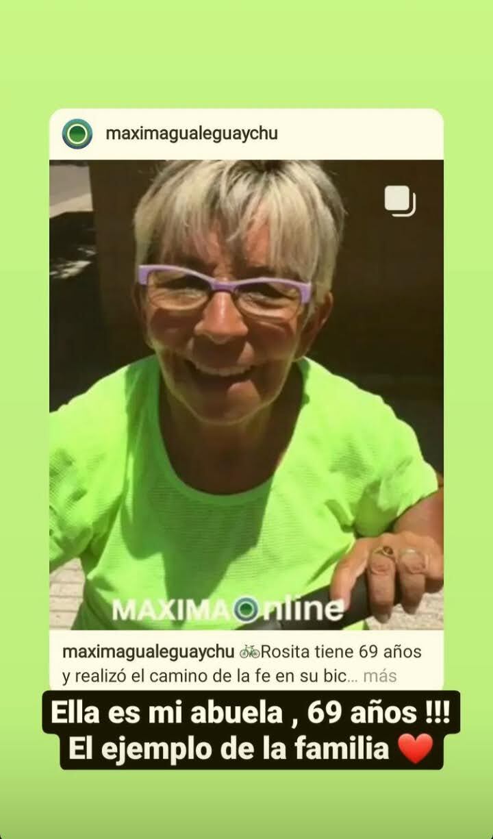 Rosita: la abuela deportista. Instagram