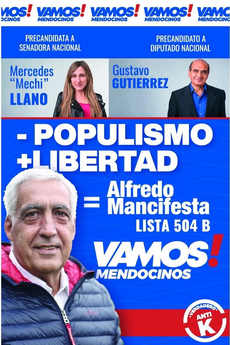 Alfredo Mancifesta y Daiana Oyarzun, los dos primeros precandidatos por la lista 504B.