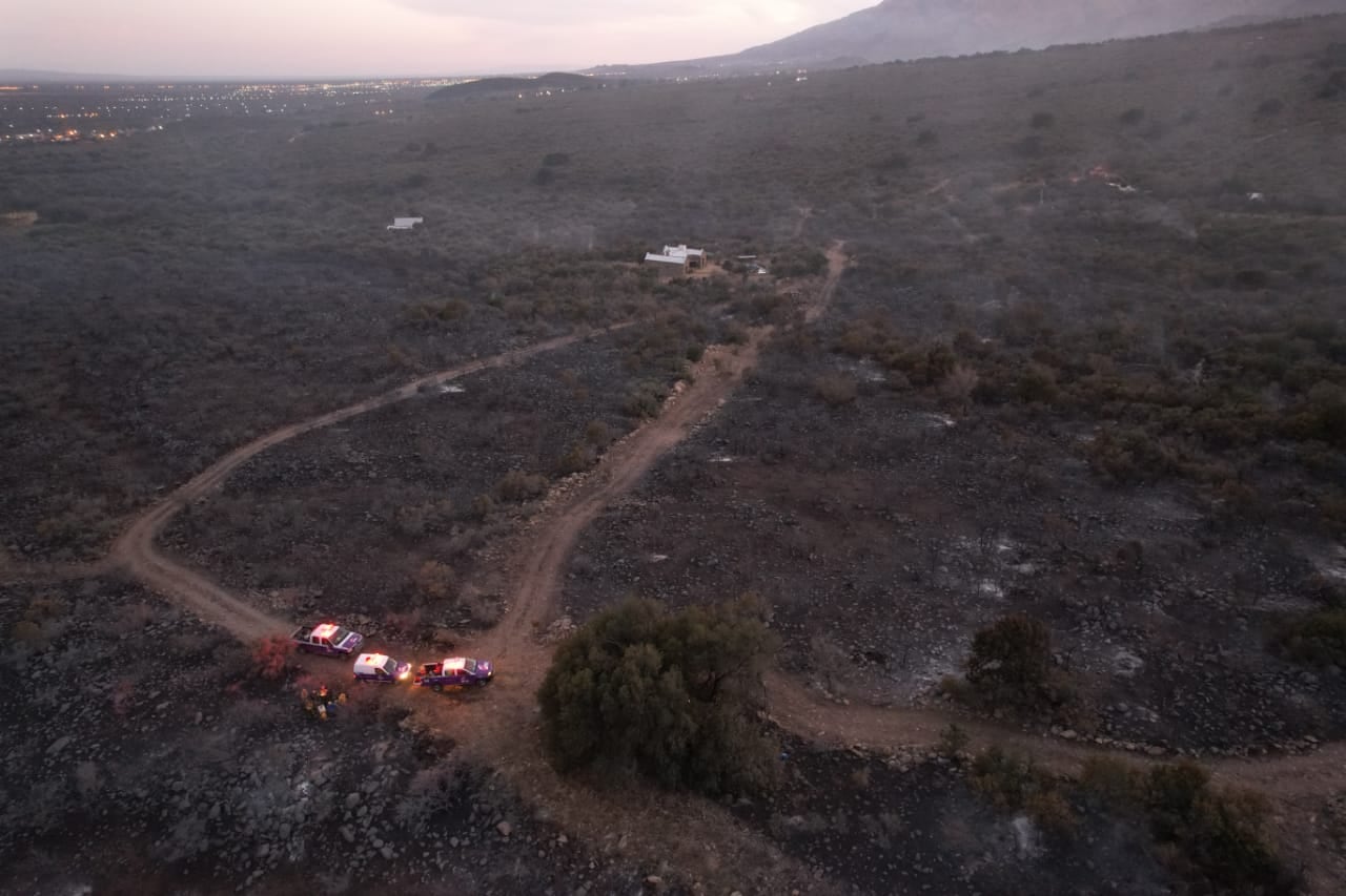 Incendio en el norte de San Luis