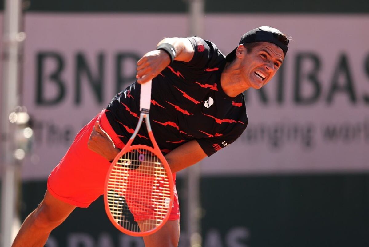 Federico Coria no pudo con Matteo Berrettini y se despidió de Roland Garros