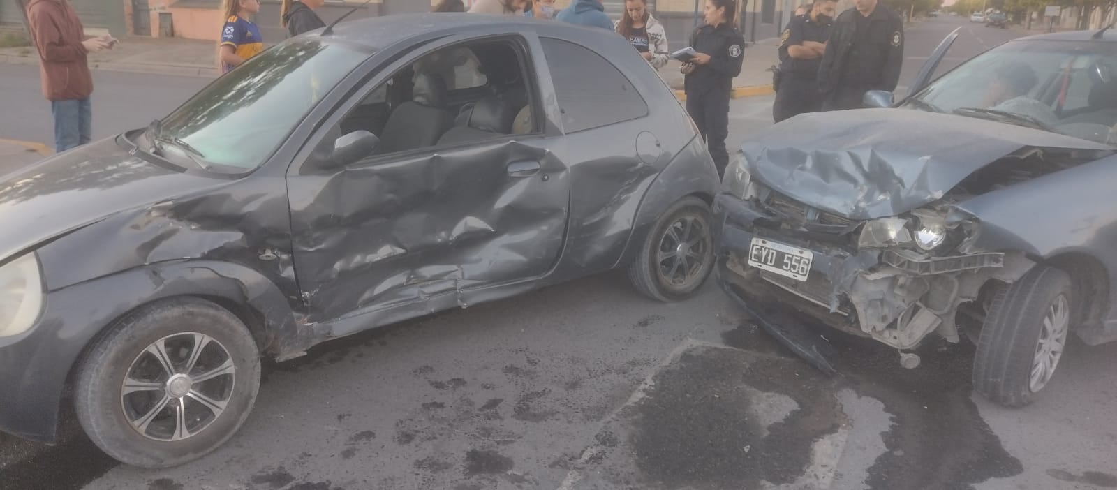 Accidente de Tránsito en Bernardo de Yrigoyen y Av. Sán Martín