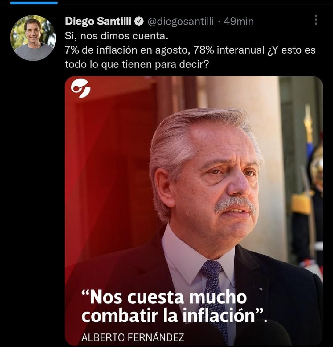 Los mensajes de la oposición tras conocerse el índice de la inflación.