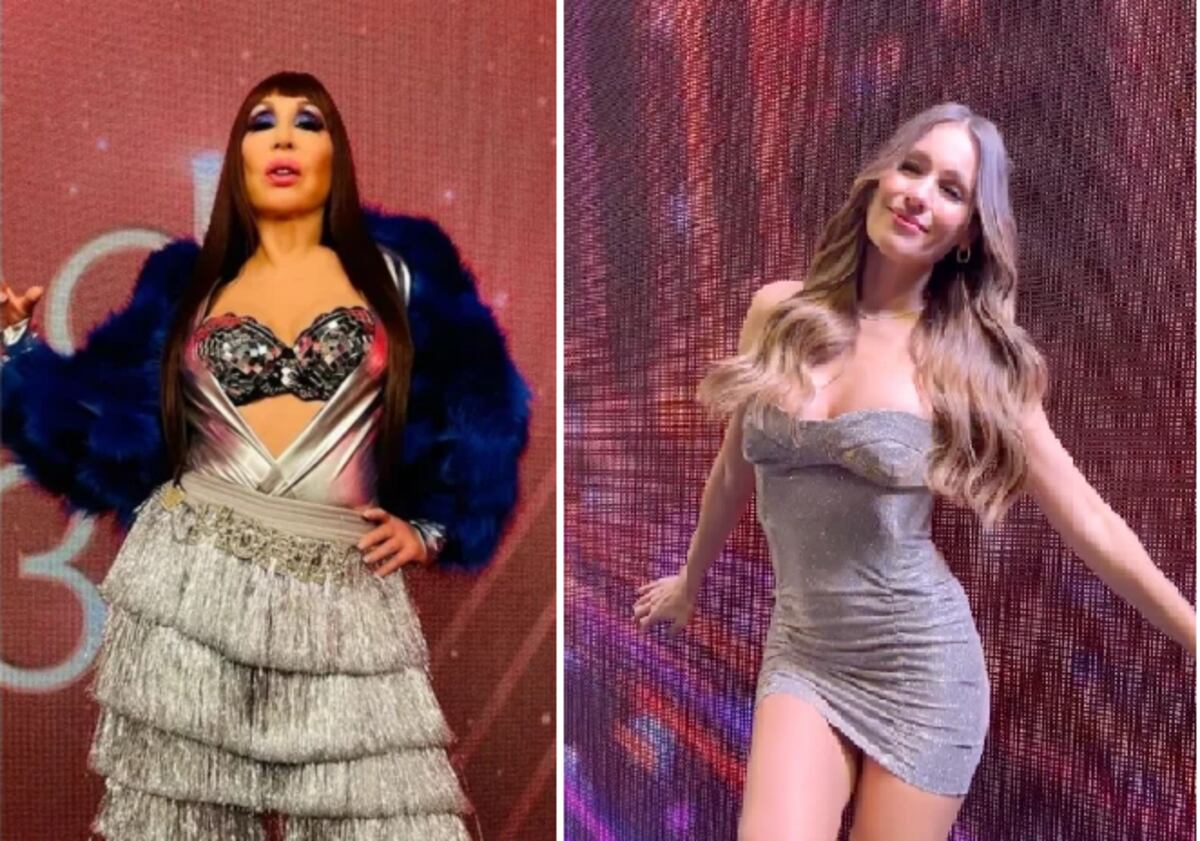 ¡A brillar mi amor! Moria y Pampita, embajadoras del silver look en el Bailando 2023