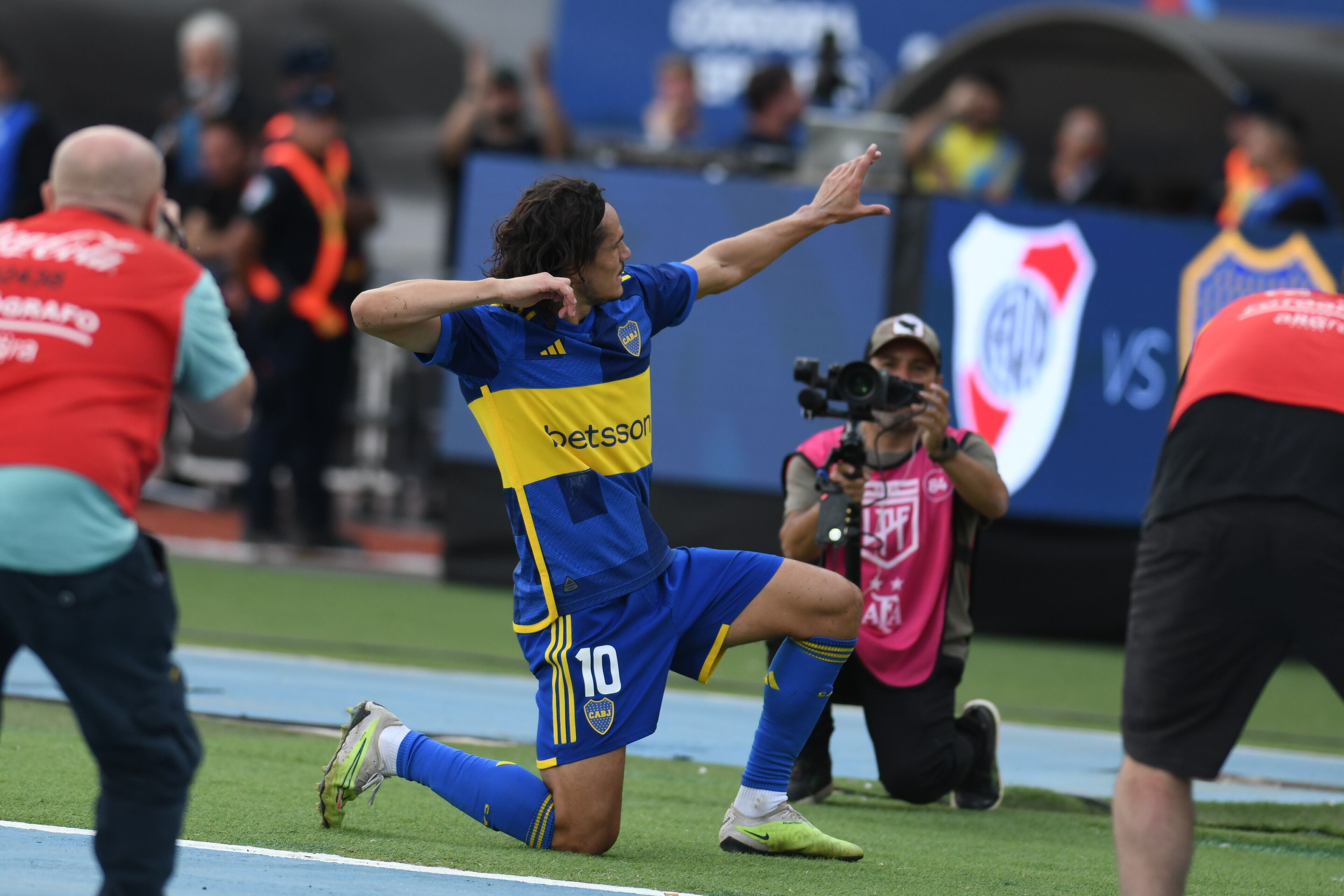 Cavani no viajó a Brasil. (Ramiro Pereyra / La Voz)