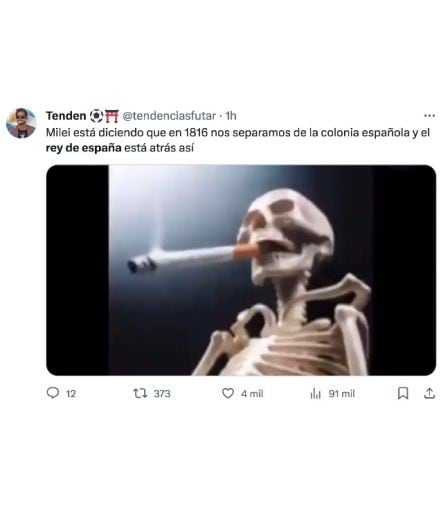 Los mejores memes que dejó el acto de asunción de Javier Milei