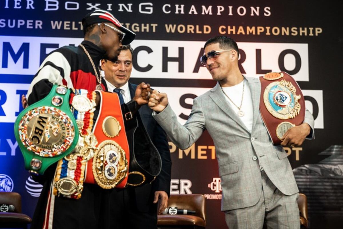 ¡La locura argentina! La reacción de Jermell Charlo en la conferencia de prensa previa a la pelea con Brian Castaño