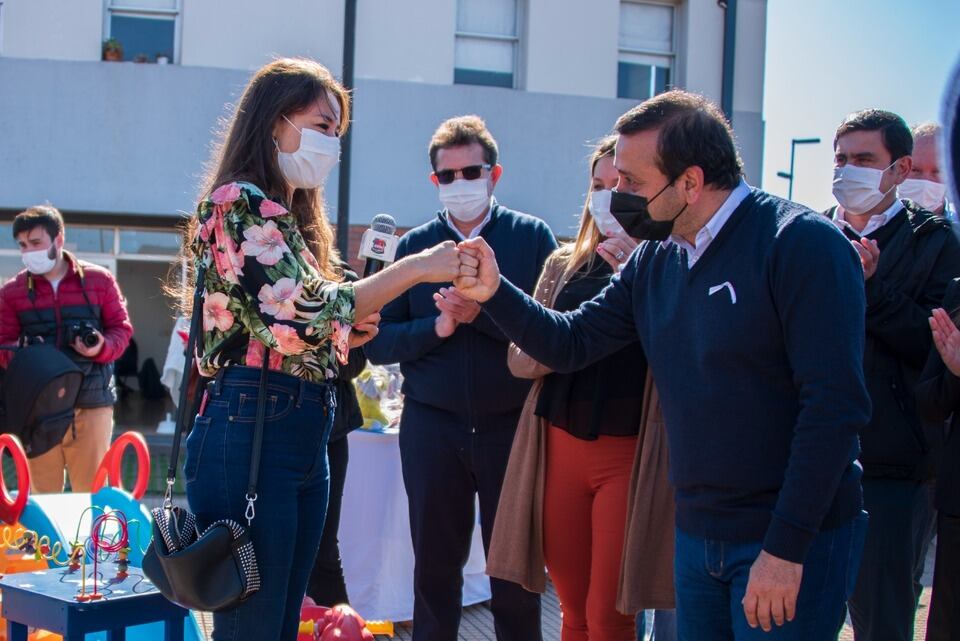 El gobernador de Misiones, Oscar Herrera Ahuad participó del acto.