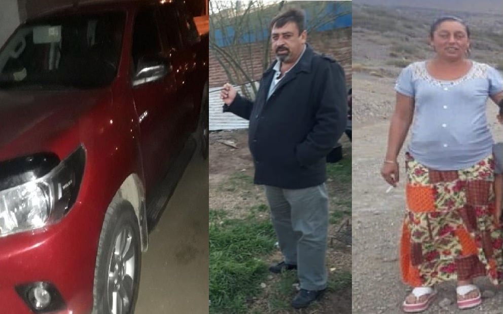 El matrimonio Esteban salió en una Toyota roja y no regresó más a la casa.