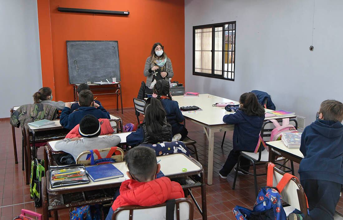 Evalúan cambios en los protocolos sanitarios de las escuelas de la provincia.

Foto: Orlando Pelichotti / Los Andes