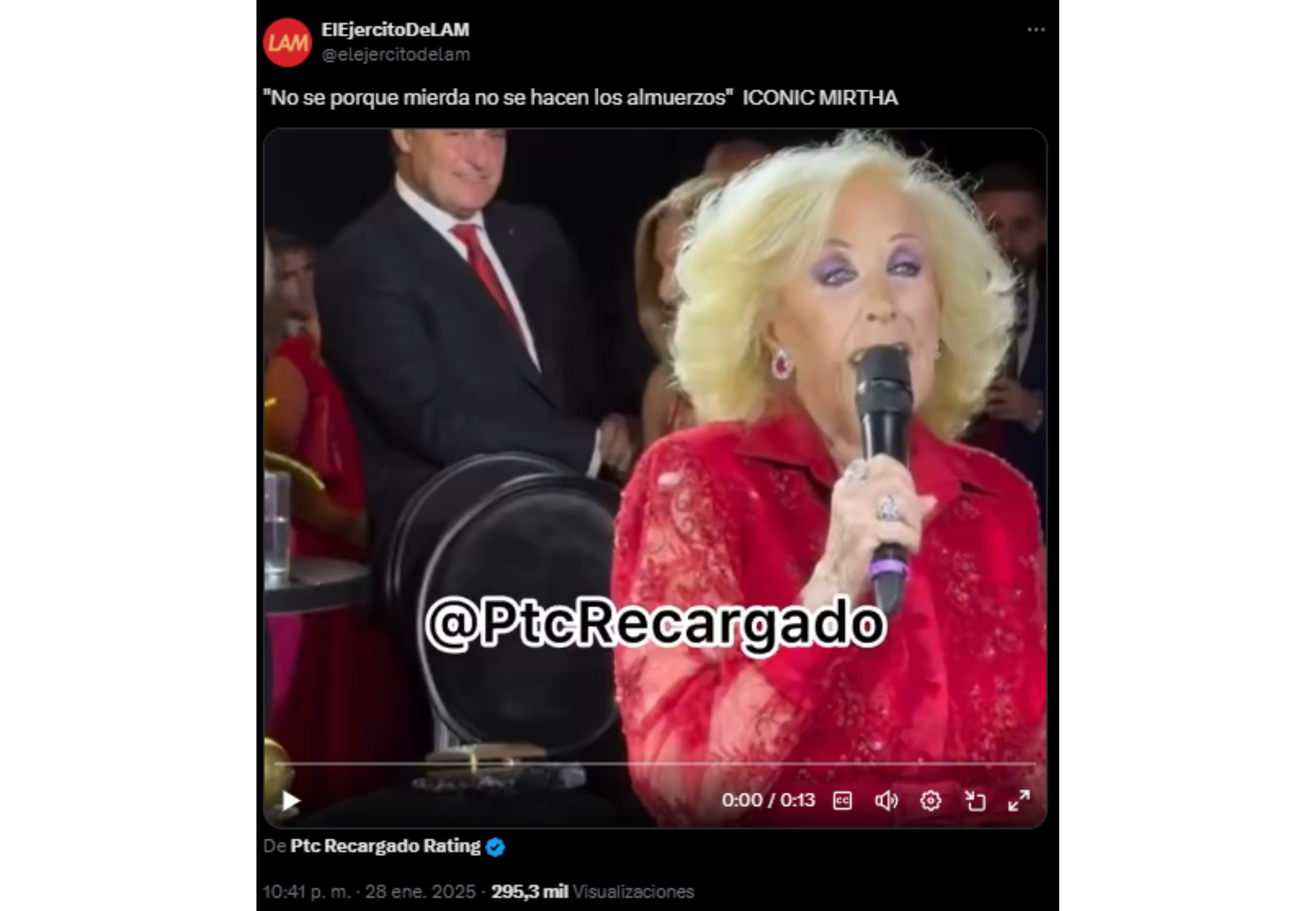 El video que se viralizó en redes.