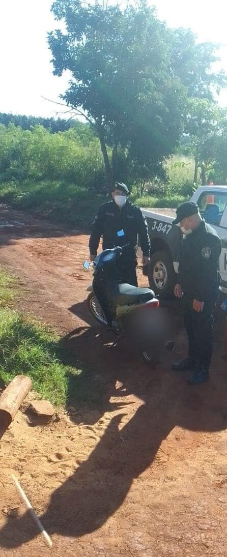 Una motocicleta robada fue recuperada en Puerto Esperanza.