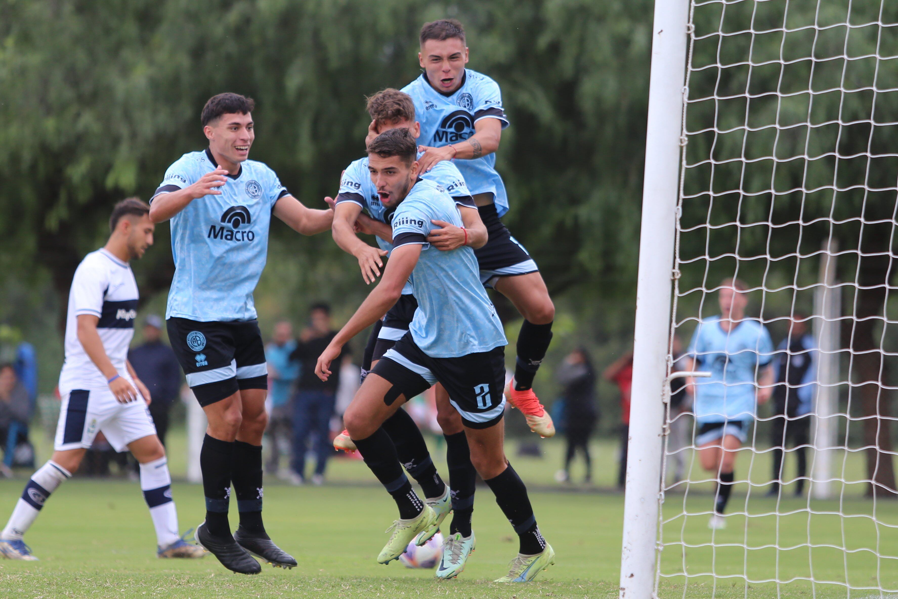 Matías Moreno, quien marcó los dos goles en la Reserva ante Gimnasia, estará desde el inicio ante Newell's (Prensa Belgrano)