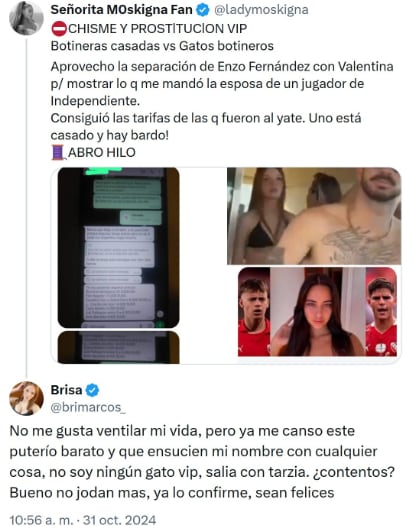 La confesión de Bri Marcos tras el escándalo.