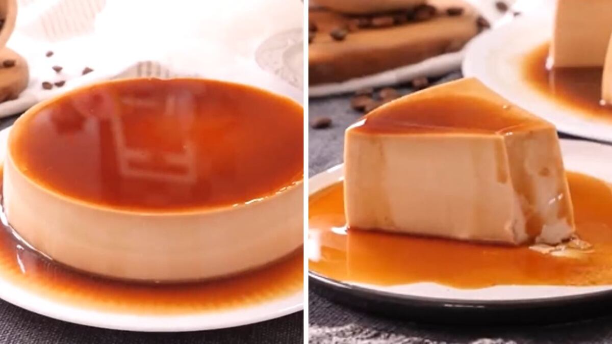 Receta de flan de café: cómo cocinarlo sin huevos ni horno
