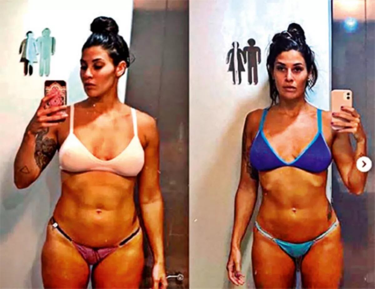 Ivana Nadal comparó sus cuerpos