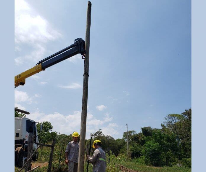 Obras de mejoramiento energético en Bernardo de Irigoyen.