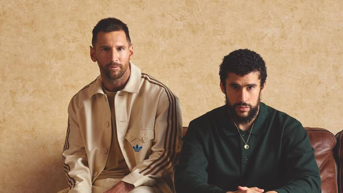 Juntos en un video épico: Lionel Messi y Bad Bunny lanzan zapatillas y botines