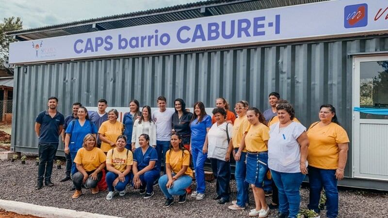 Inauguran dos nuevos CAPS en el departamento Eldorado.