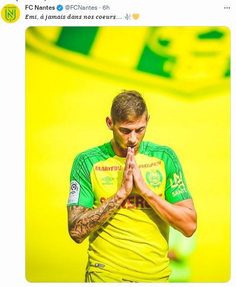 En las redes sociales se recordó a Emiliano Sala, a tres años de su muerte.