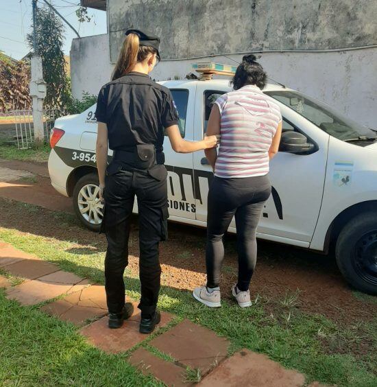 Una mujer detenida tras amenazas a transeúntes en Oberá.