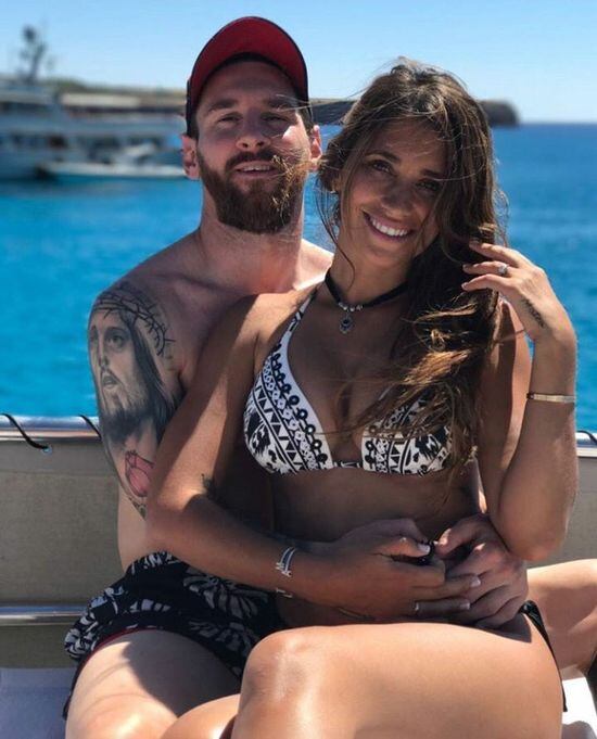 Messi y Antonella