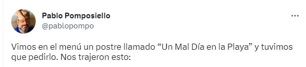 Pidió un postre y fue viral