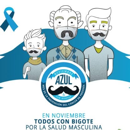 "Noviembre azul y con Bigote".