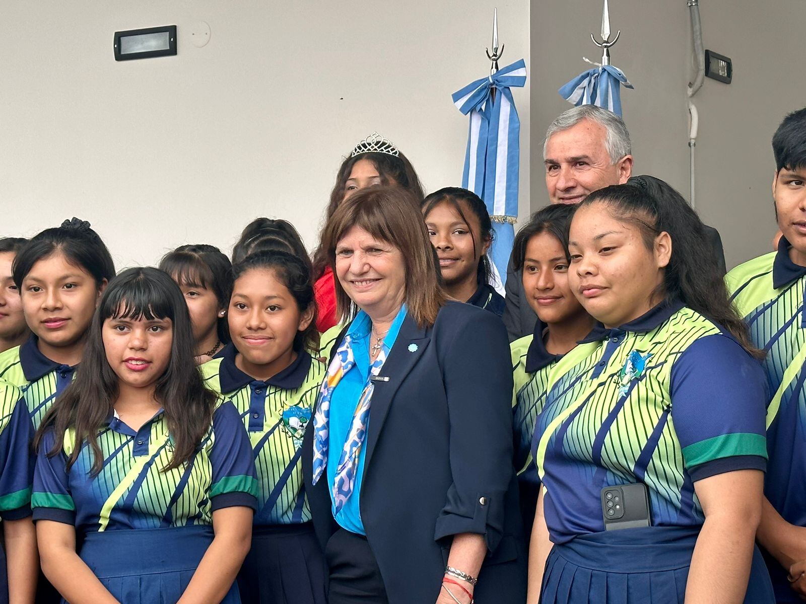 Bullrich y Morales inauguraron una escuela en El Acheral, Jujuy (Foto: Prensa Patricia Bullrich)