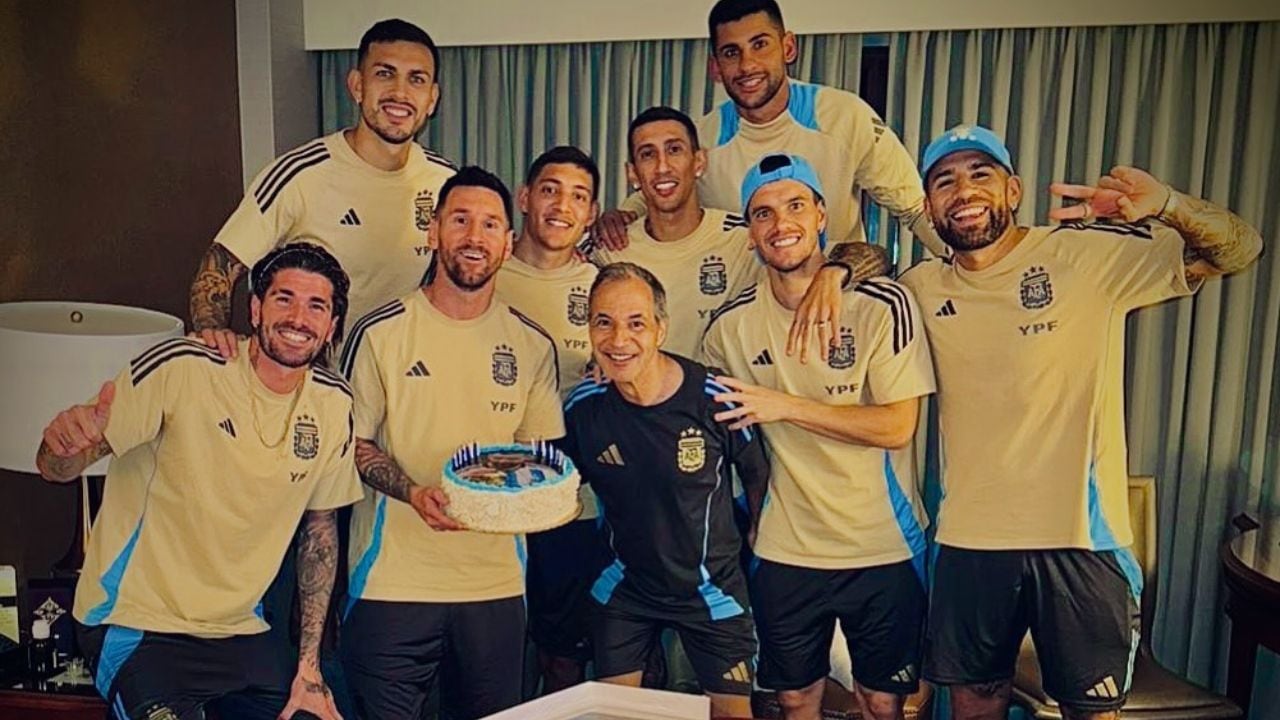 Tortas de cumpleaños y charlas en la habitación: Así fue el cumpleaños de Lionel Messi con la Selección Argentina