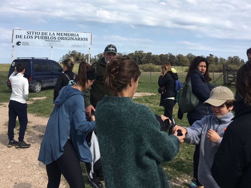 Avistaje de aves en el Sitio de la Memoria de los Pueblos Originarios