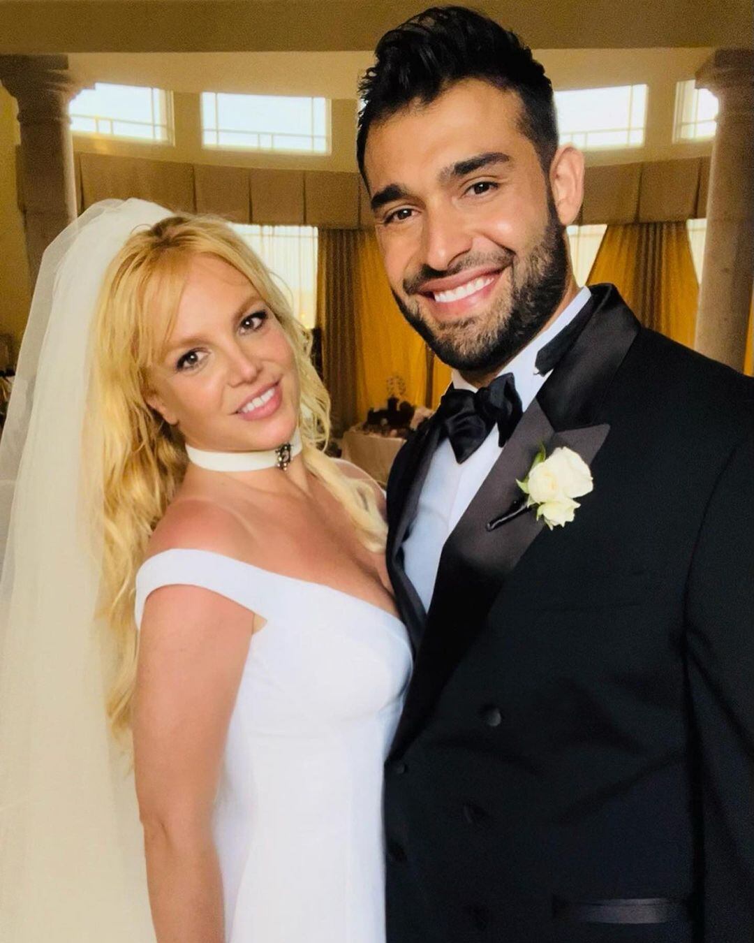 La boda de Britney Spears y Sam Asghari.