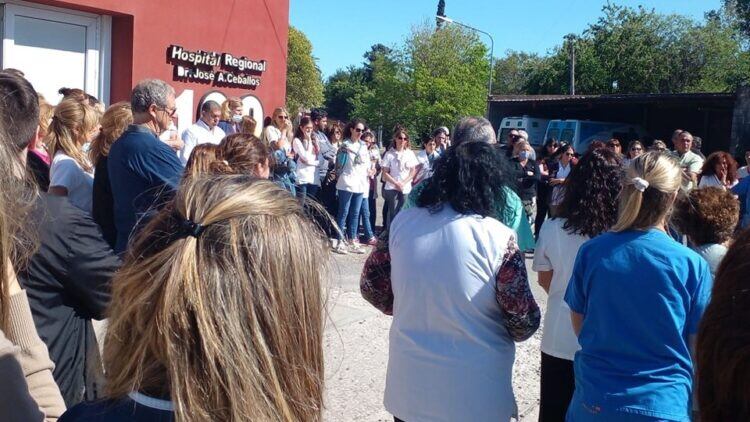 Conflicto. Ayer hubo asambleas en los hospitales. Hoy habrá paro y movilización. (ATE)