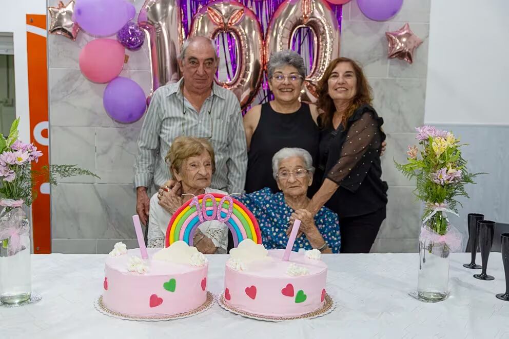 El festejo de las mellizas en Río de Los Sauces.