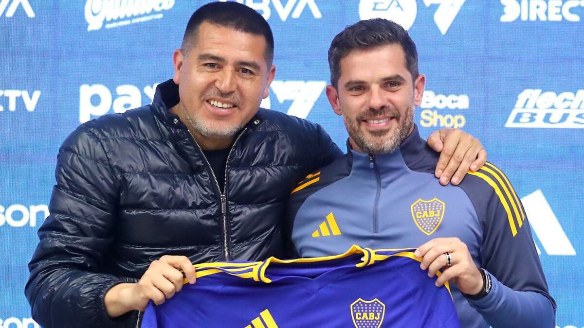 Comienza la “era Gago” en Boca: el flamante DT fue presentado por Juan Román Riquelme