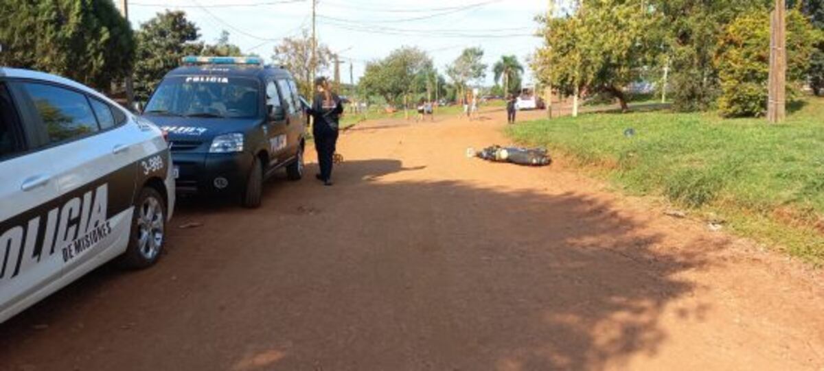 Oberá: despiste deja un saldo de un herido de gravedad