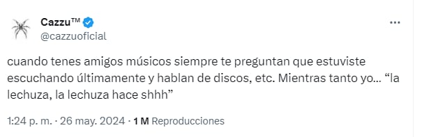 Cazzu y el distanciamiento de la música por su labor como madre