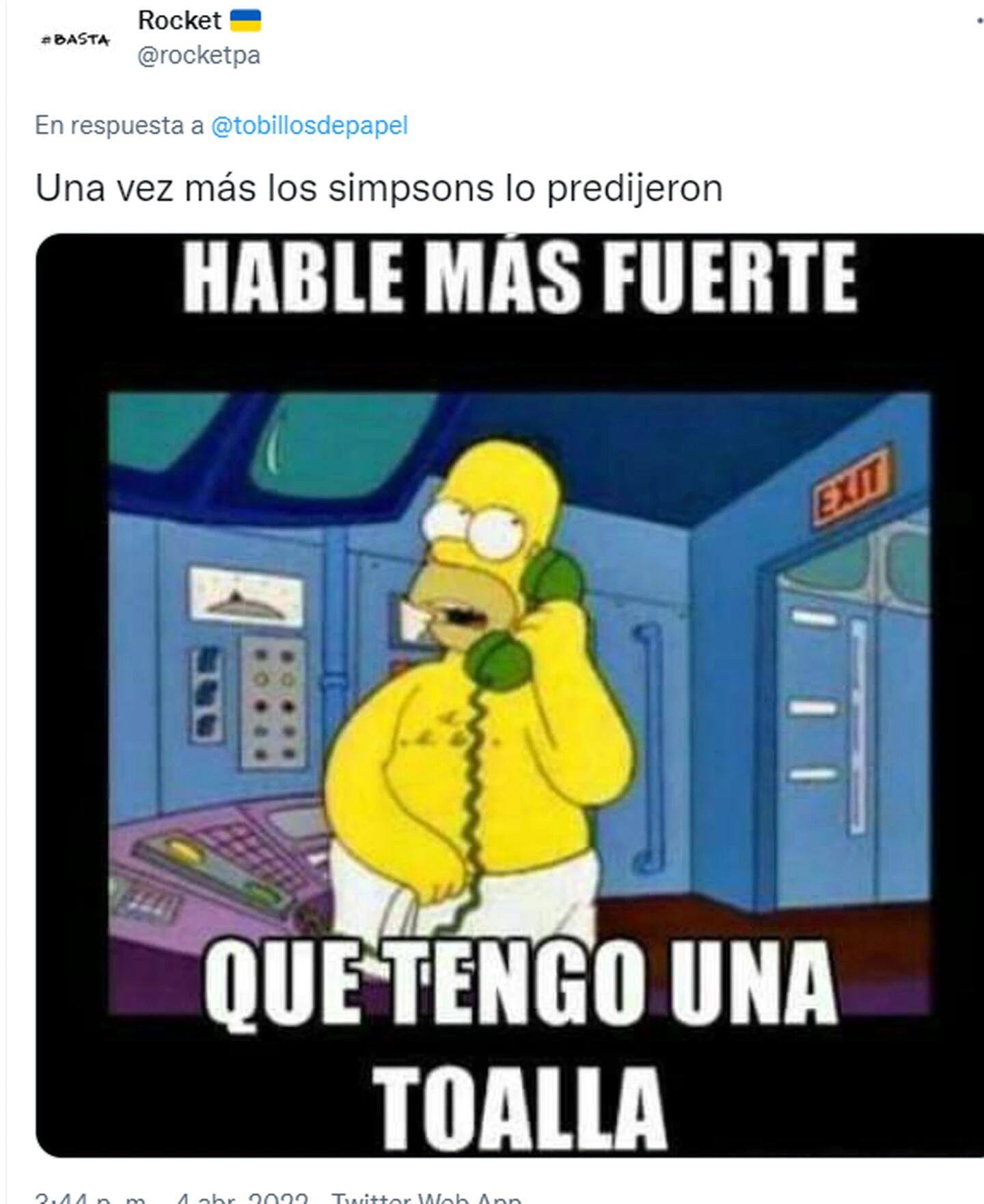 El meme de Homero que se viralizó a partir de lo dicho por la funcionaria judicial.