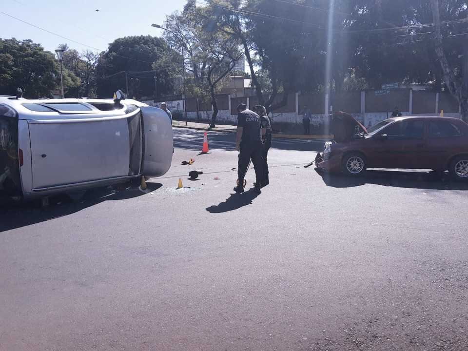 Posadas: accidente vial sin heridos