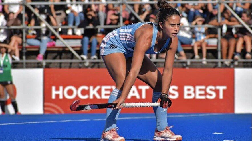 Delfina Thomé, de Las Leonas campeonas y con camino mundialista.