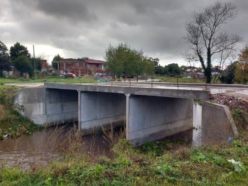 Arroyo La Tapera, en Mar del Plata, donde apareció uno de los cadáveres.