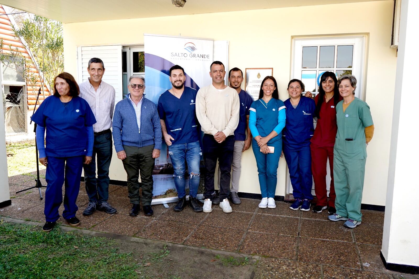 Salto Grande inauguró la puesta en valor del Centro de Salud de Nueva Escocia