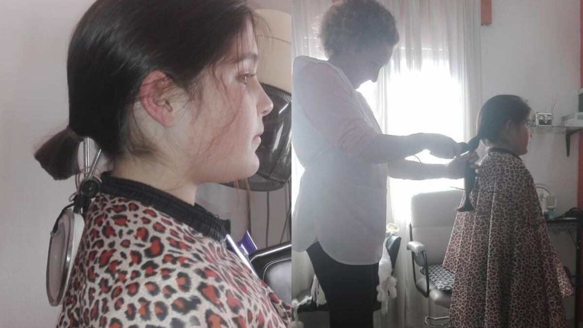 Conmovedor gesto en Córdoba: a los 8 años decidió donar su pelo y generó una emotiva cadena de favores