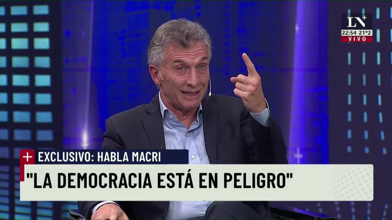 "Autocracia no es democracia”, manifestó Macri.