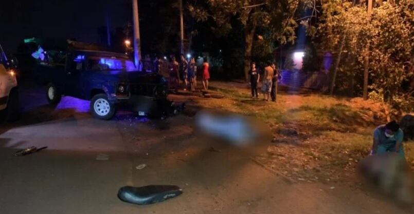 Ebrio, atropelló y mató a un motociclista en Posadas.