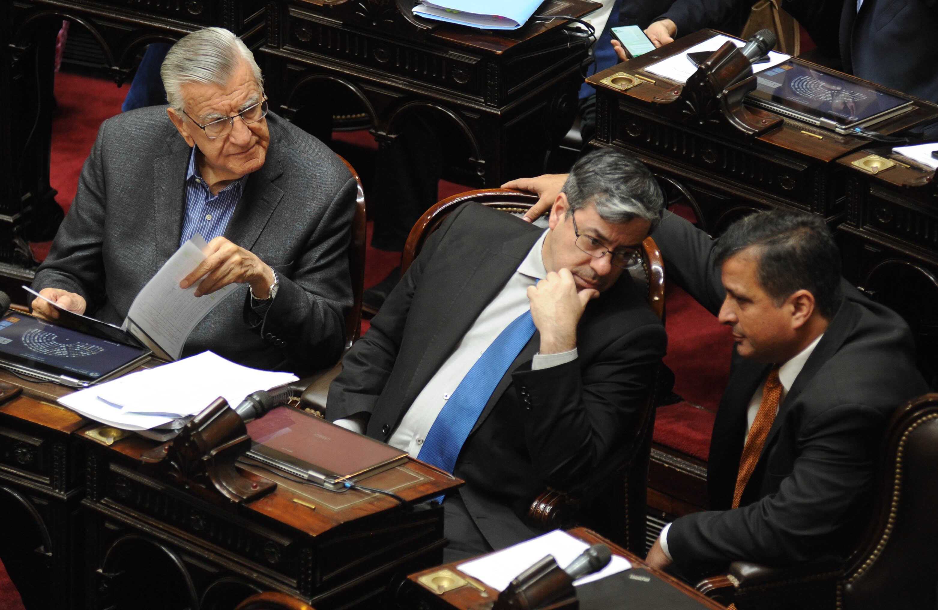 Germán Martínez, Gioja y Casaretto.