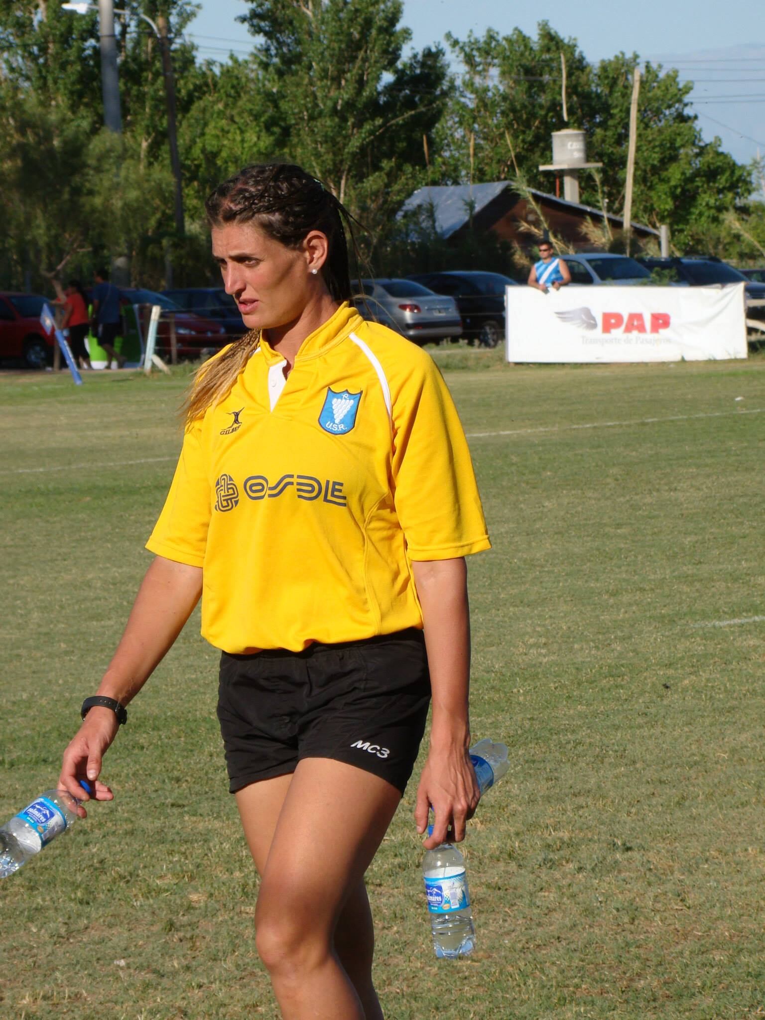 Amelia Zavalla, jugadora y referee de rugby nacional. /Facebook