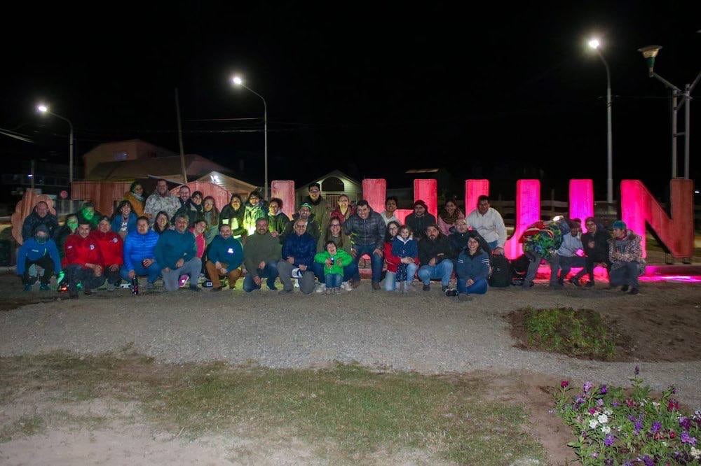 Inauguraron un cartel corpóreo en la entrada de Tolhuin