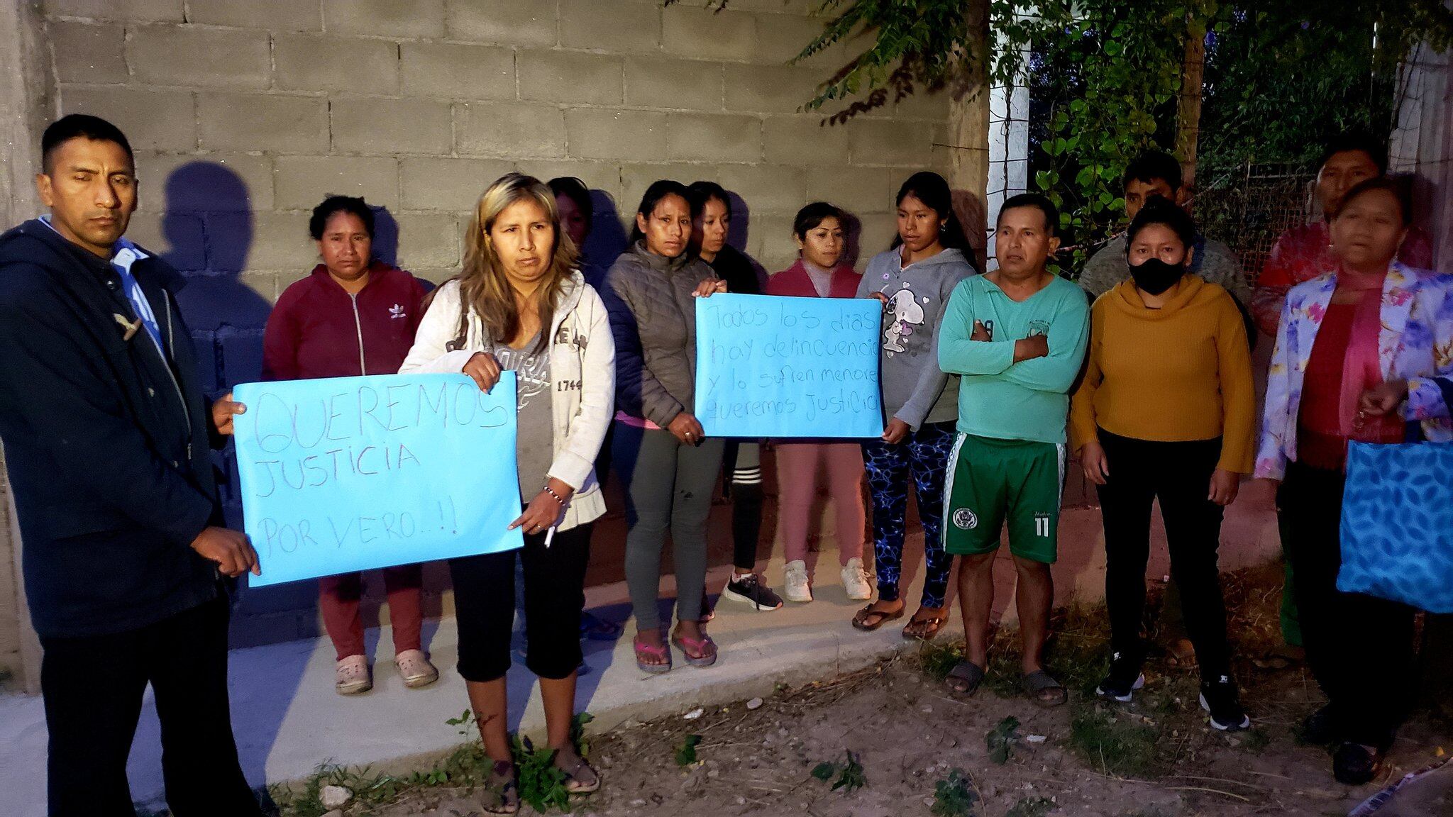 Vecinos de barrio Villa Los Filtros reclaman por mayor presencia policial.