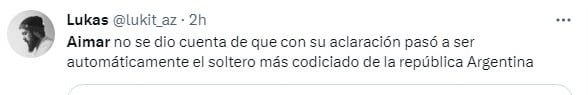 El cordobés confirmó que está soltero y los memes estallaron en Twitter.