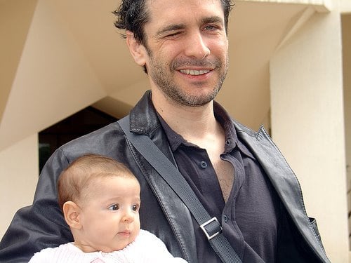 Leonardo Sbaraglia y su hija